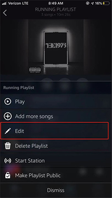 edit amazon music playlist
