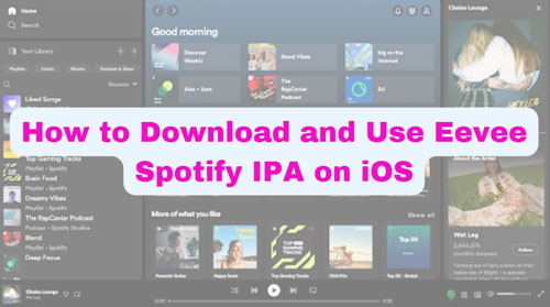 how to download and use eevee spotify ipa