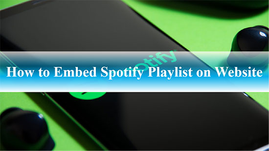 embed spotify playlist on website