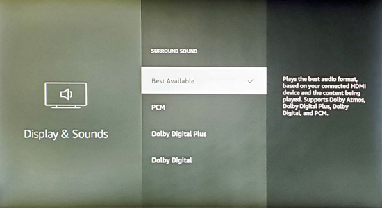 enable amazon music dolby atmos on fire tv
