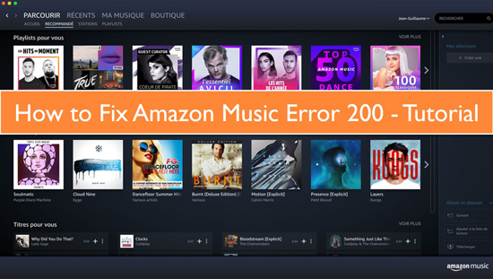 error 200 amazon music