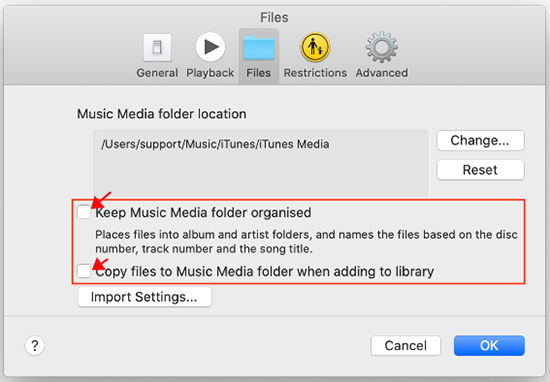 keep apple music original files name in serato dj