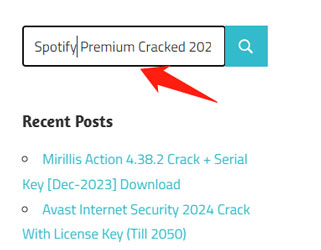 search for spotify premium cracked pc 2023 on procrackpc