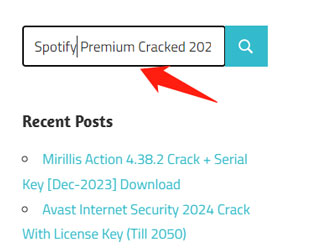 search for spotify premium cracked pc 2024 on procrackpc