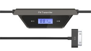 audible in the car via fm transmitter