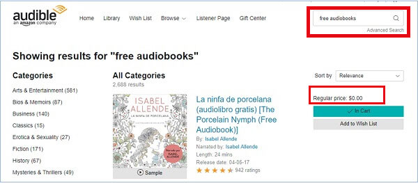 download audible books free via free listens