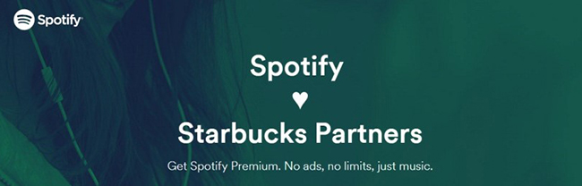 get spotify premium free via starbucks