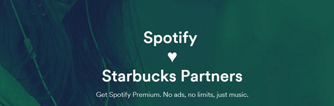 spotify premium free trial 6 months for starbucks