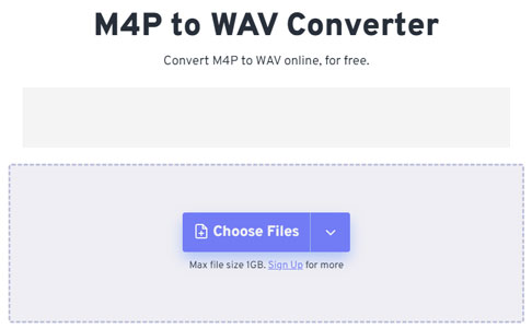convert m4p file to wav online by freeconvert