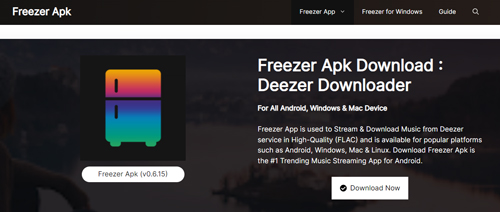 freezer deezer downloader android