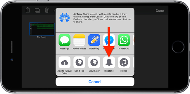 make a spotify song your ringtone iphone via garageband
