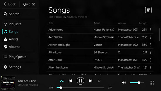 play spotify on switch from sd card