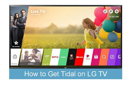 tidal on lg tv