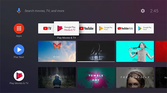 find google play store on android tv