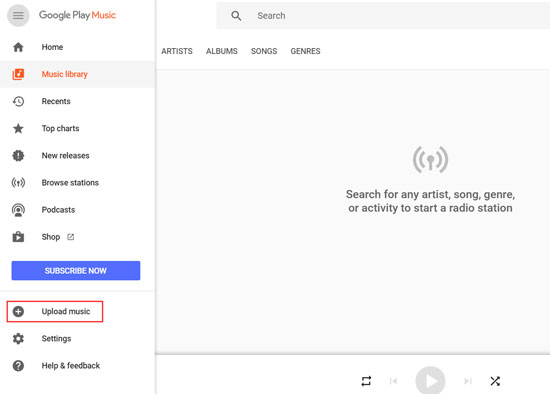 add spotify music to google play music