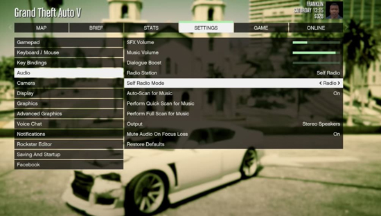 gta5 setting