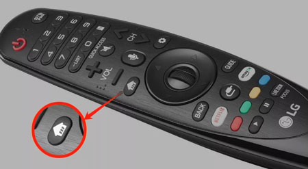 press home button on lg tv remote