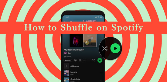how to shuffle on spotify