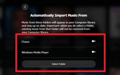 automatically import music on amazon music