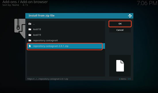 install tidal addon from zip file on kodi