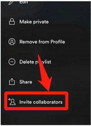 invite people to spotify collaborative playlist on mobile