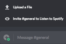 invite general to listen to spotify