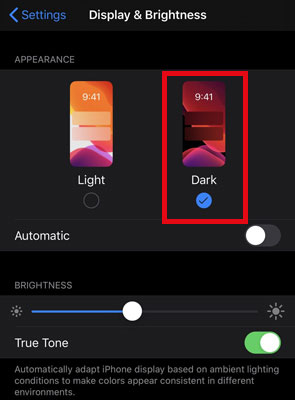 enable apple music dark mode