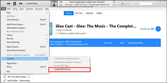 export itunes library to mp3 on windows