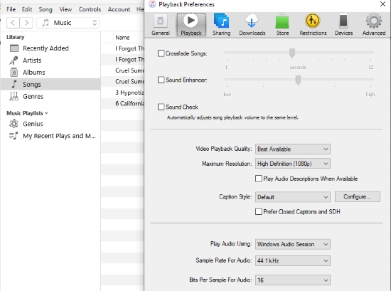 equalizer for tidal itunes