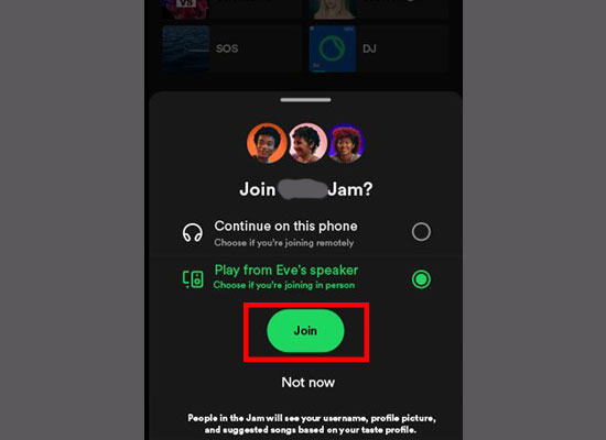 join spotify jam to play spotify on multiple devices