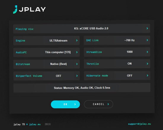 jplay femto tidal music player