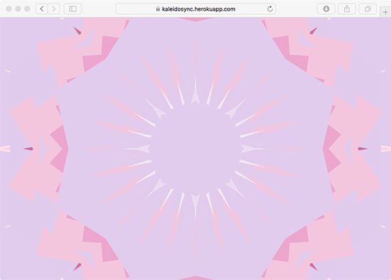 kaleidosync spotify music visualizer