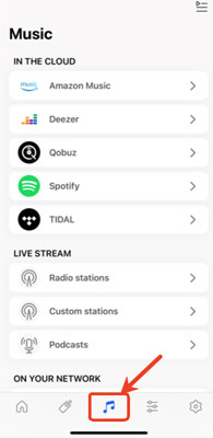 play tidal on kef speaker via kef connect app