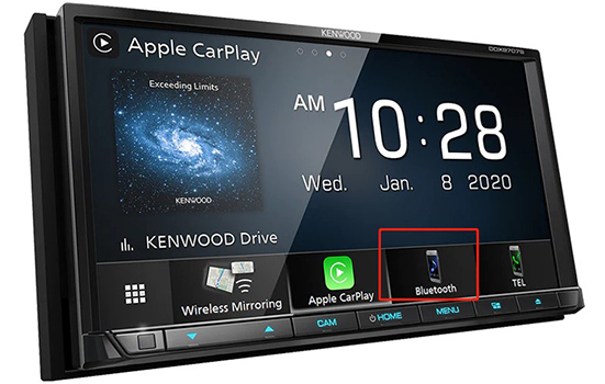 connect spotify to kenwood by bluetooth