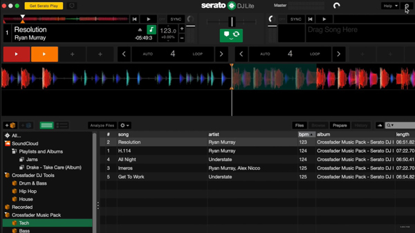 mix spotify on serato dj