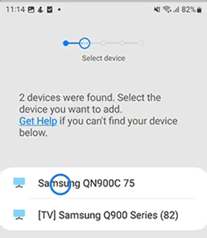 link samsung tv to phone by smartthings