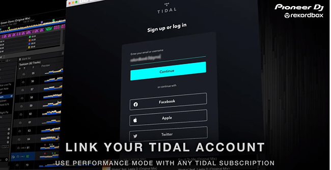 connect tidal to rekordbox