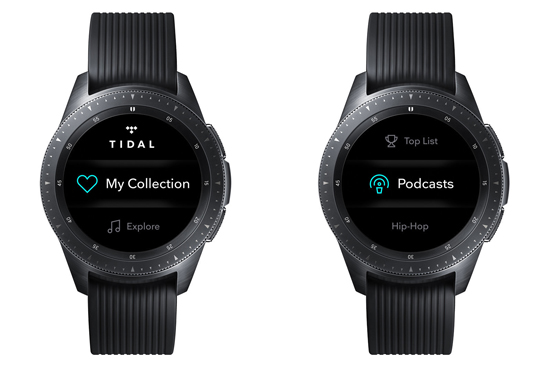 play tidal on samsung gear s3