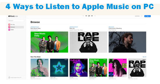 listen to apple music on pc