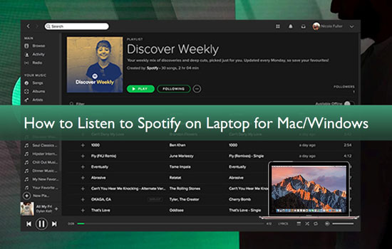 how to listen to spotify offline on laptop