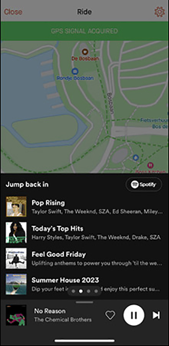 listen to spotify on strava