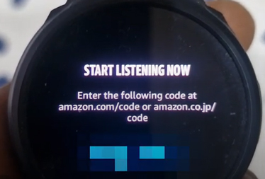 login code amazon music samsung watch