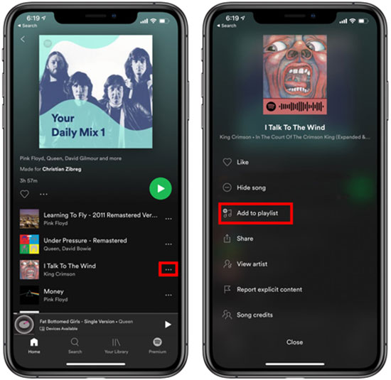how to save spotify daily mix on mobile