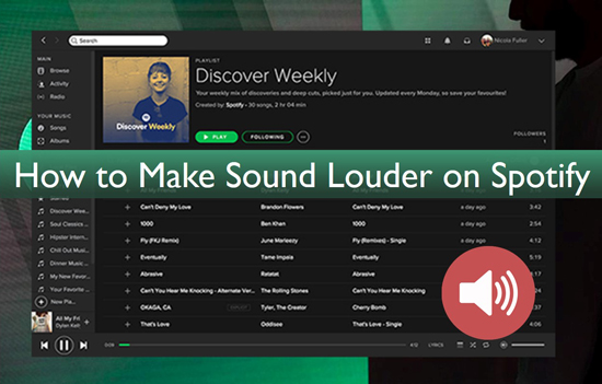 how to make spotify sound louder