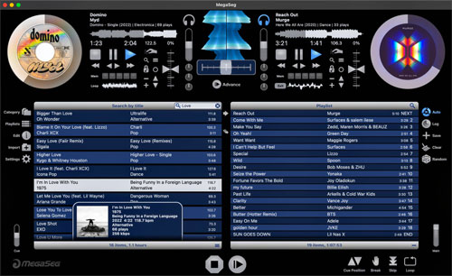 megaseg dj app for apple music on mac