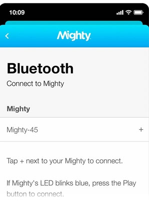 connect mighty spotify player
