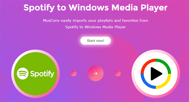musconv spotify to windows media player
