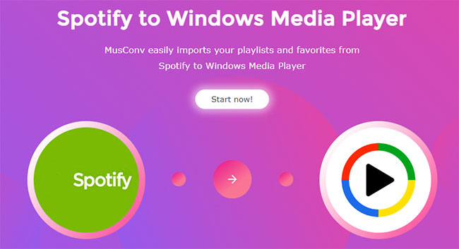 musconv spotify to windows media player