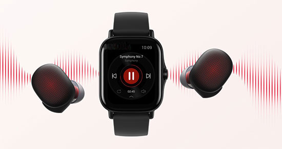 control apple music with amazfit watch