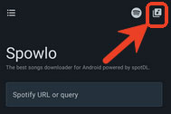 check spotify downloads on spowlo